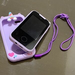 Purple Kids Toy learning cell phone !